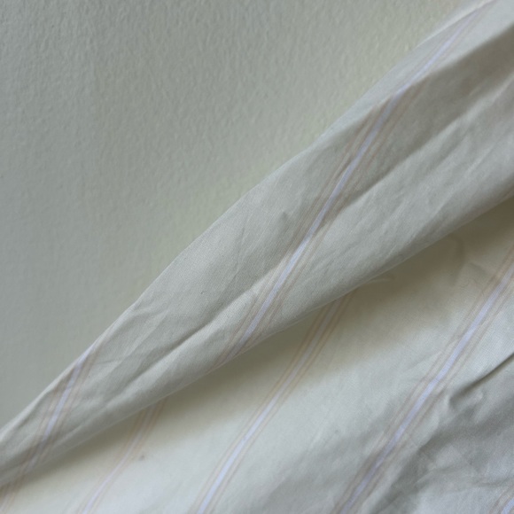 Wilfred Cotton White & Striped Midi Skirt with Tie Waist - Picture 5 of 5